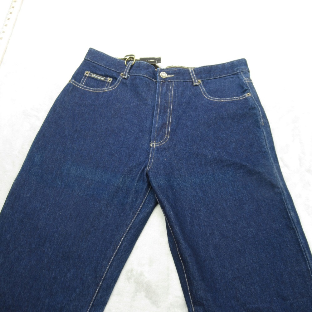 Dolce & Gabbana Jeans Mens 33x32.5 Boot Cut Dark Wash Denim Made in Italy - Picture 3 of 15